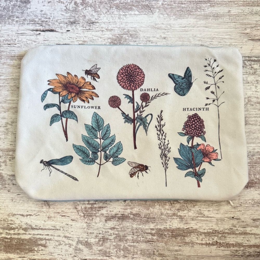 Spring Floral Botanical Print Pilllow Case